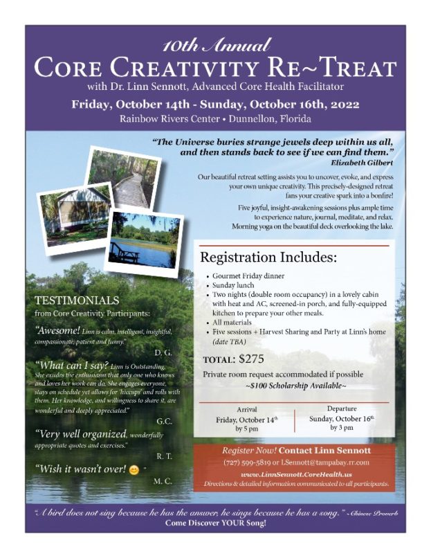 Core Creativity Retreat 2022